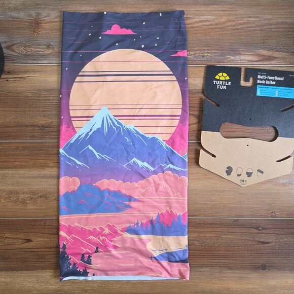 Comfort Shell Totally Tubular Neck Gaitor Limited Edition Mountain Sunset - Picture 1 of 5